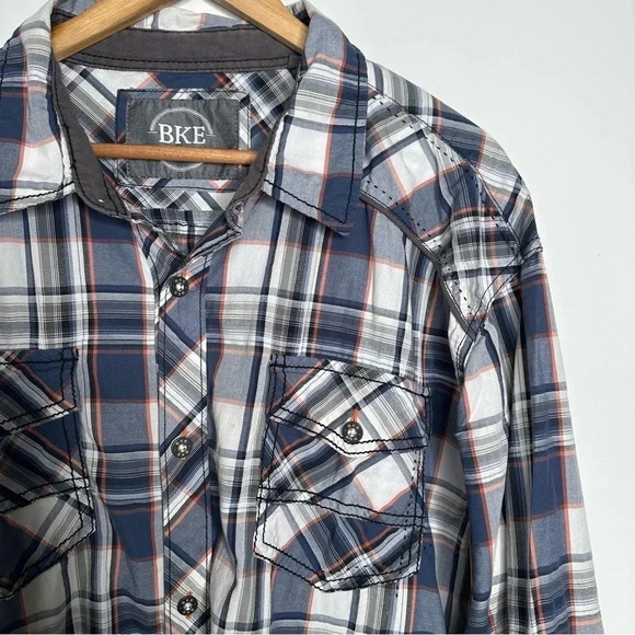 BKE Buckle Men’s Plaid Button Down Athletic Fit Shirt Size XXL - Picture 1 of 8